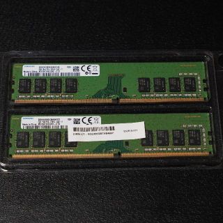 サムスン(SAMSUNG)のSAMSUNG メモリ 8GB×2 16GB PC4-2666V-UA2-11(PCパーツ)