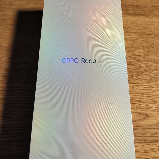 OPPO(オッポ)のOPPO Reno A 64GB SIMフリー ブルー 中古品 スマホ/家電/カメラのスマートフォン/携帯電話(スマートフォン本体)の商品写真