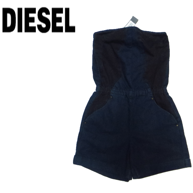 ワンピース未使用タグ付き DIESEL ベアトップ デニムワンピース 定価33000円