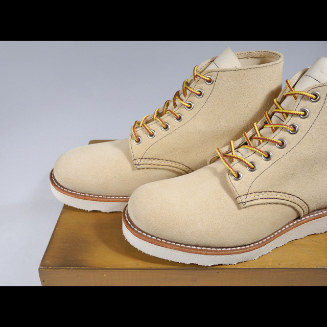 REDWING(レッドウィング)の8167セッターベージュスエード現行羽タグ8173 8166 875 8875 メンズの靴/シューズ(ブーツ)の商品写真