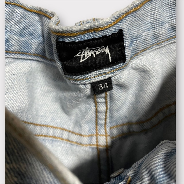 STUSSY(ステューシー)の【USA製】stussy デニムパンツ 34サイズ メンズのパンツ(デニム/ジーンズ)の商品写真