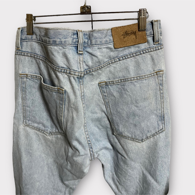 STUSSY(ステューシー)の【USA製】stussy デニムパンツ 34サイズ メンズのパンツ(デニム/ジーンズ)の商品写真