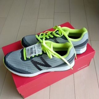 ニューバランス(New Balance)のニューバランス　24センチ（グレー×イエロー）(スニーカー)