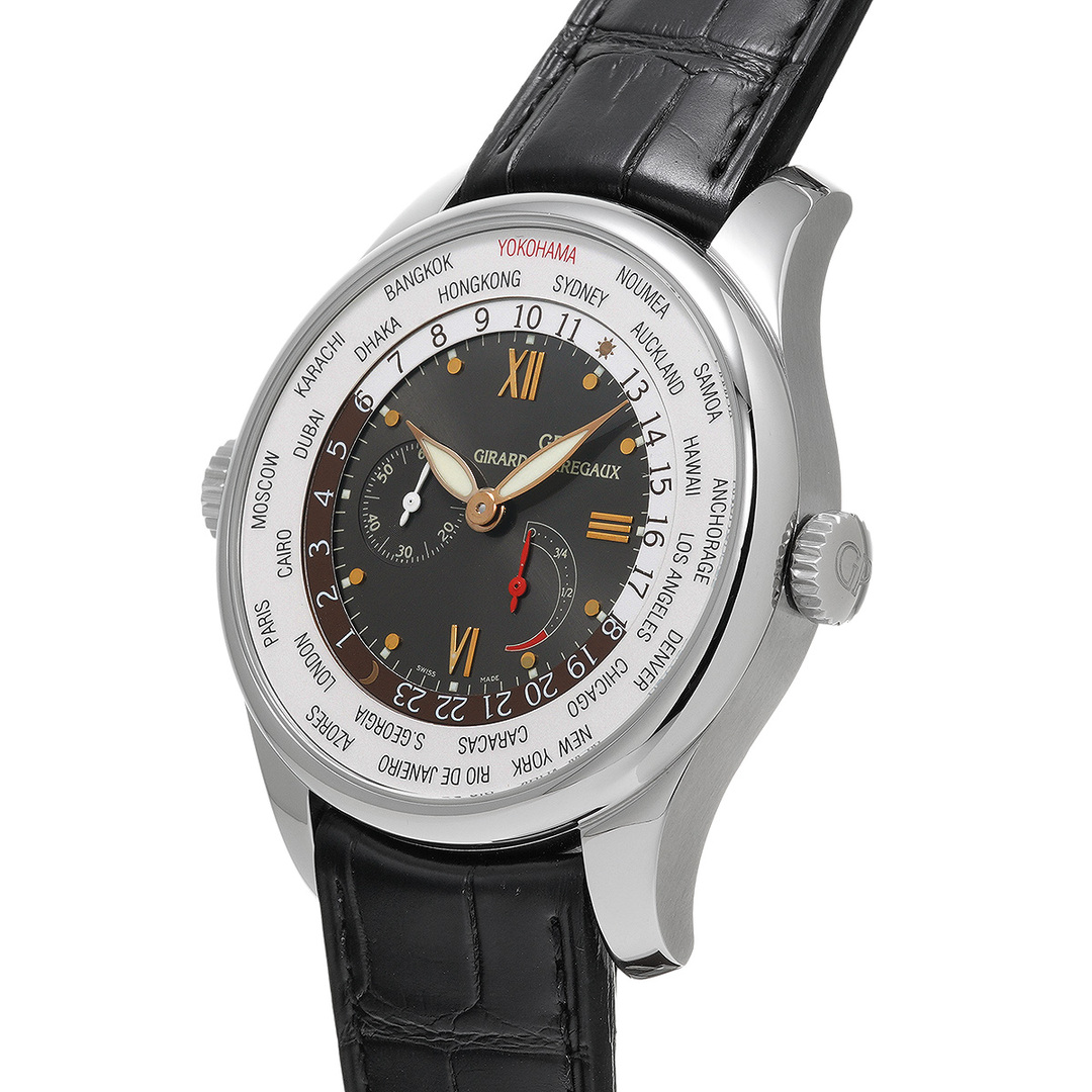 ジラール ペルゴ GIRARD-PERREGAUX 49850-11-253-0 ブラウン メンズ 腕時計
