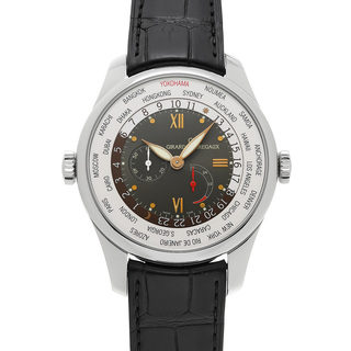 ジラールペルゴ(GIRARD-PERREGAUX)の中古 ジラール ペルゴ GIRARD-PERREGAUX 49850-11-253-0 ブラウン メンズ 腕時計(腕時計(アナログ))