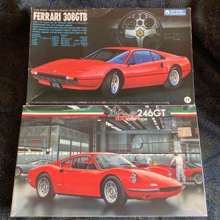 フェラーリ(Ferrari)の貴重＊未組立＊　フェラーリ　308GTB  ディーノ　246GT  プラモデル(模型/プラモデル)