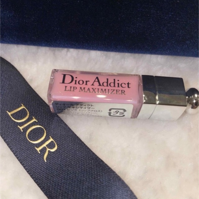 Dior(ディオール)のクリスチャンディオール アディクトリップマキシマイザー　001ピンク　ミニサイズ コスメ/美容のベースメイク/化粧品(リップグロス)の商品写真