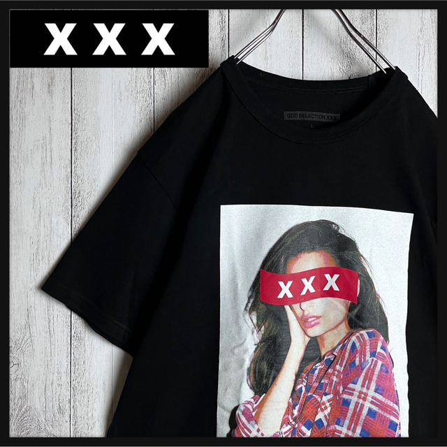 【人気デザイン】ゴッドセレクション☆ビッグプリントロゴ入りTシャツ 女性ロゴ | フリマアプリ ラクマ