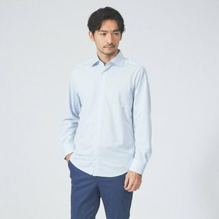 アバハウス(ABAHOUSE)の【サックスブルー】【Comfeel】吸水速乾 長袖シャツ(その他)