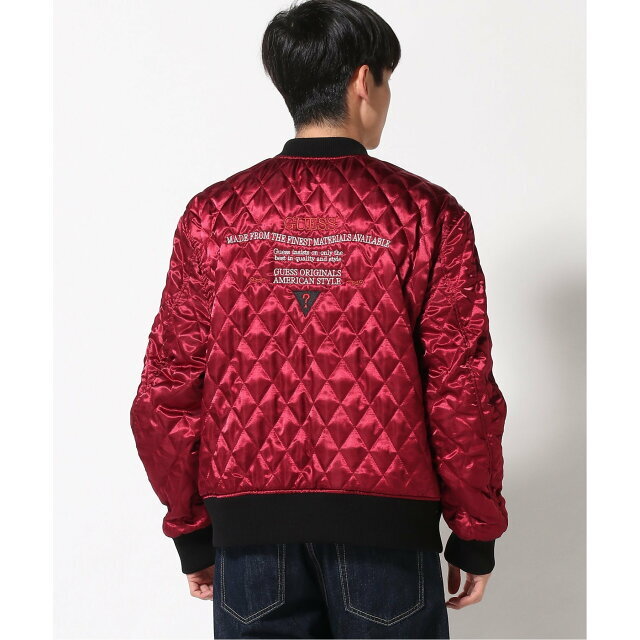 GUESS(ゲス)の【ブラック(JBLK)】(M)Everett Reversible Jacket メンズのジャケット/アウター(その他)の商品写真