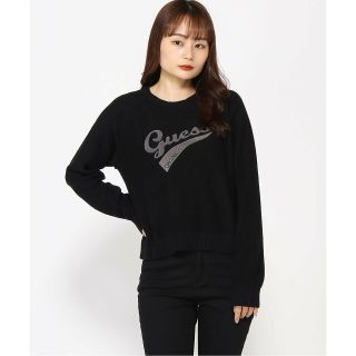 ゲス(GUESS)の【ブラック(JBLK)】(W)Eco Logo Sweater(トレーナー/スウェット)