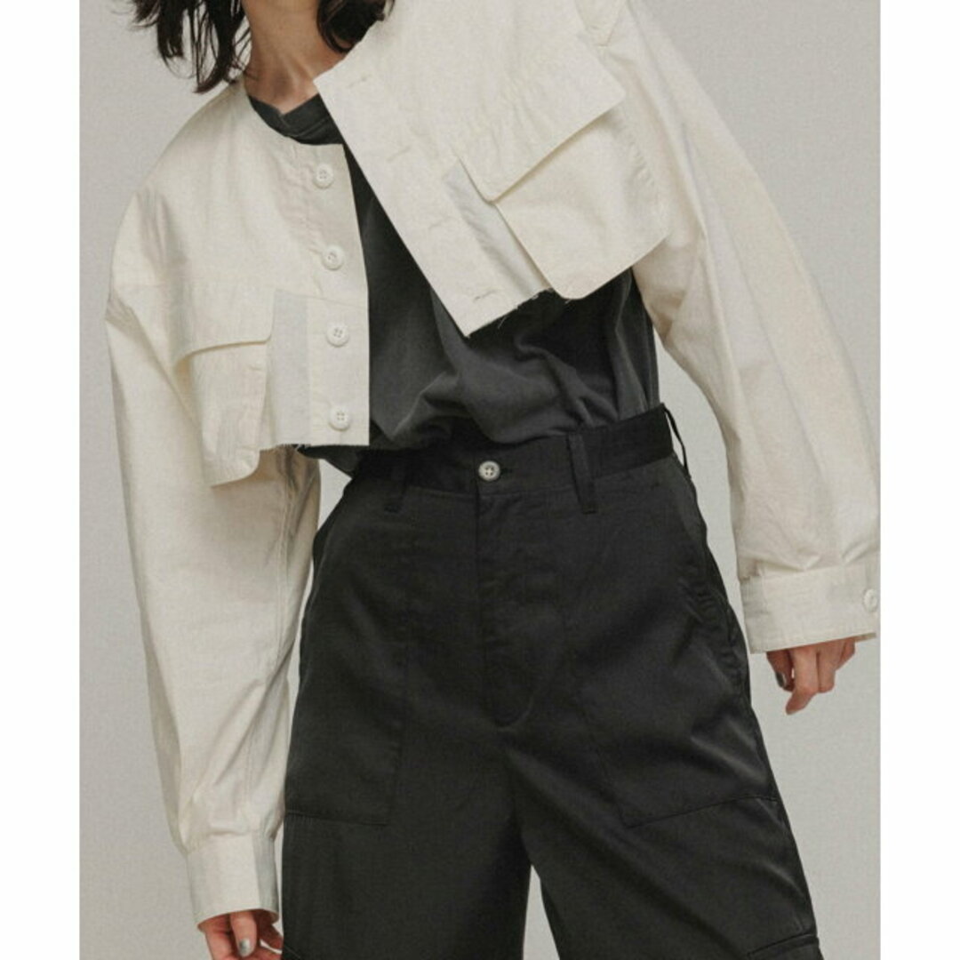 【ホワイト（10）】[BLOUSE]SHORT LENGTH SHIRT BLOUSON