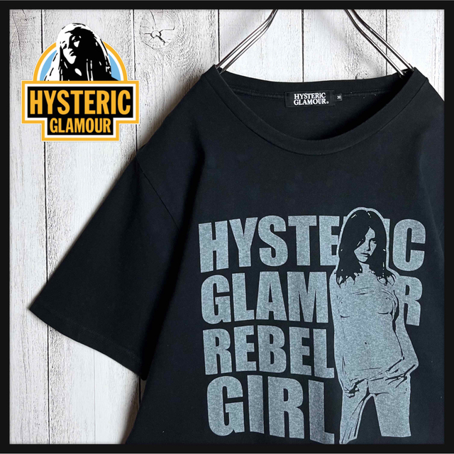 vintage hysteric girl design Tシャツ　半袖　ロゴ