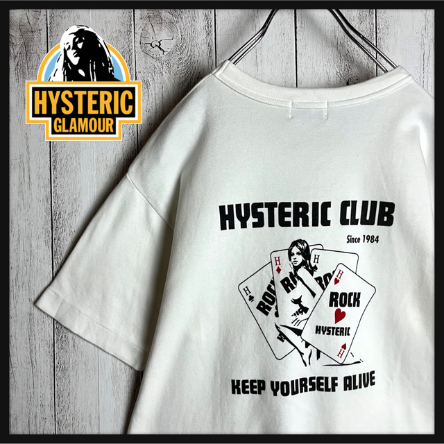 即日匿名発送】HYSTERIC GLAMOUR ヒスガールTシャツ ロック-