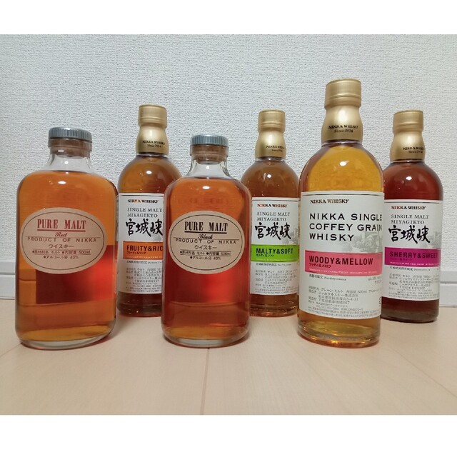 宮城峡蒸溜所限定ウイスキー 6本セット ニッカ NIKKA 【特別セール品