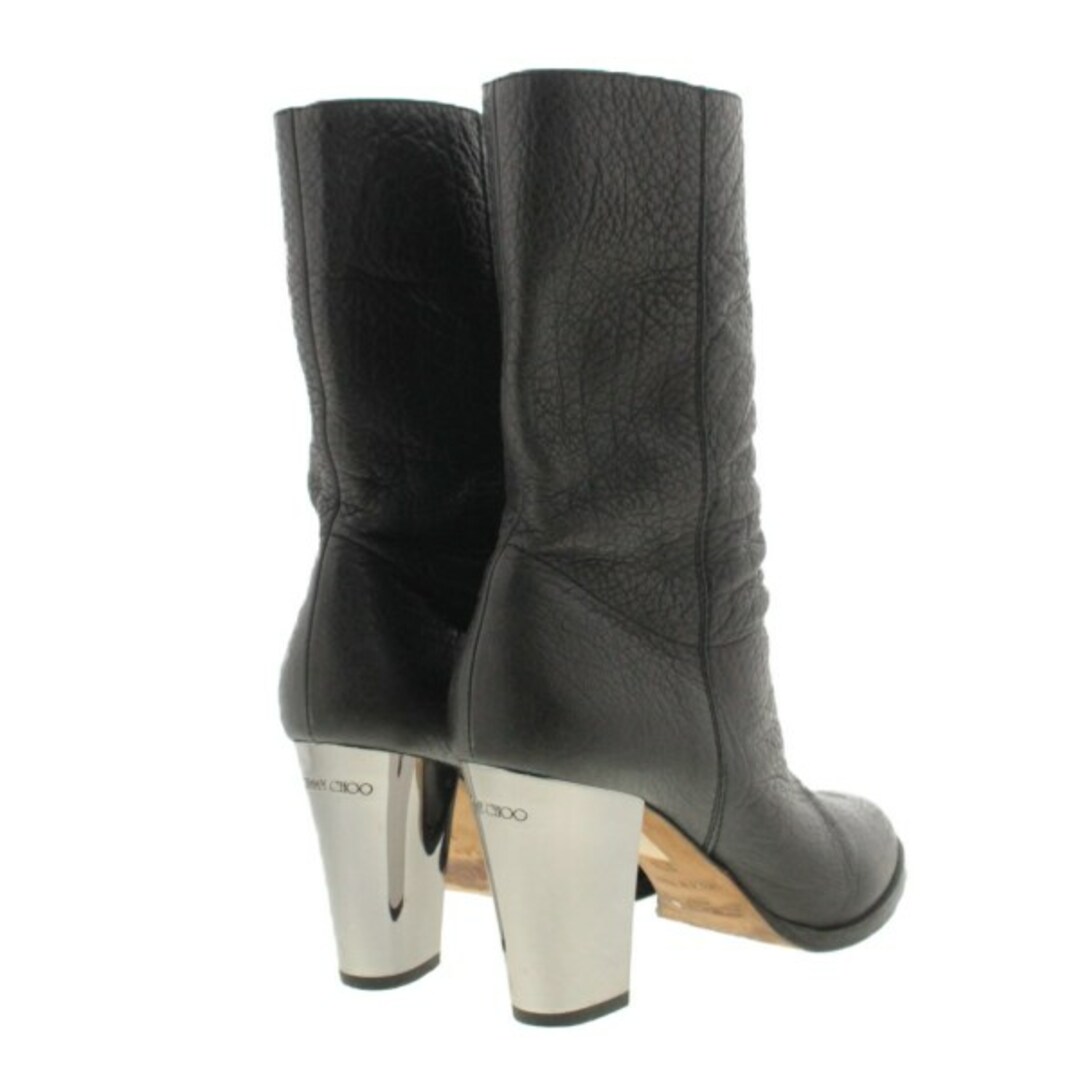 JIMMY CHOO(ジミーチュウ)のJIMMY CHOO ジミーチュー ブーツ 37 1/2(24cm位) 黒 【古着】【中古】 レディースの靴/シューズ(ブーツ)の商品写真