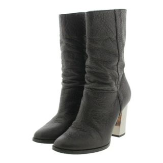 ジミーチュウ(JIMMY CHOO)のJIMMY CHOO ジミーチュー ブーツ 37 1/2(24cm位) 黒 【古着】【中古】(ブーツ)