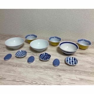 ムジルシリョウヒン(MUJI (無印良品))の青系の和食器セット(食器)