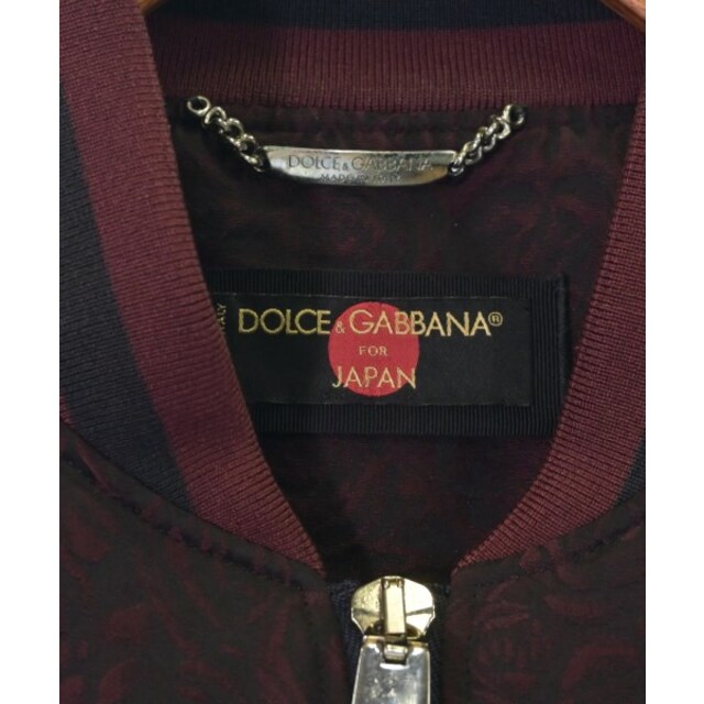 DOLCE&GABBANA ミリタリーブルゾン -(L位) 赤x黒(花柄) | ceral.com.ar