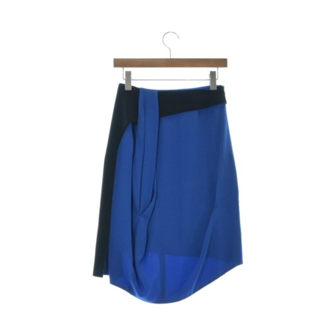 Balenciaga - BALENCIAGA バレンシアガ ひざ丈スカート 36(XS位) 青