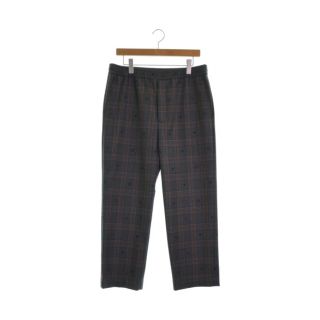 グッチ(Gucci)のGUCCI グッチ パンツ（その他） 50(XL位) グレーx茶(チェック) 【古着】【中古】(その他)