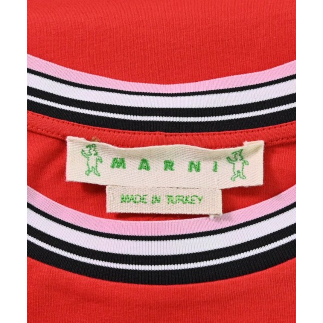 MARNI マルニ Tシャツ・カットソー 50(XL位) 赤 - Tシャツ/カットソー ...