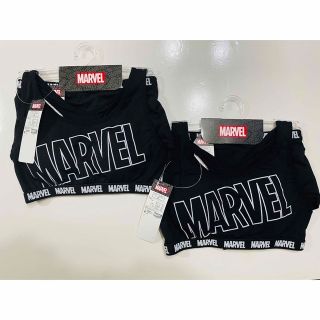 マーベル(MARVEL)のハーフトップ＋ショーツ2組み　Sサイズ(ブラ&ショーツセット)