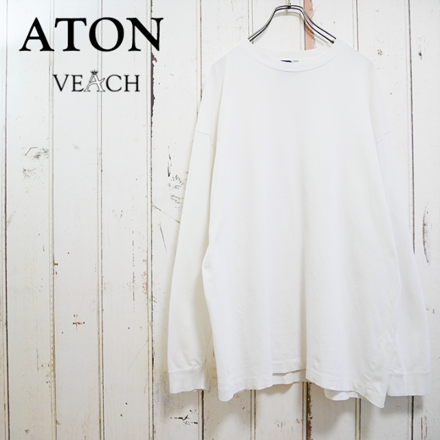 ATON SUVIN 60/2 OVERSIZED L/S T-SHIRT