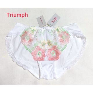 トリンプ(Triumph)のTriumph トリンプ 花柄刺繍レギュラーショーツM ホワイト(ショーツ)