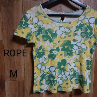 ロペマドモアゼル(ROPE mademoiselle)のROPE Tシャツ カットソー 半袖 レディース M(Tシャツ(半袖/袖なし))