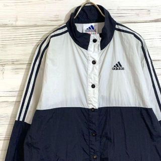 adidas アディダス　コーチジャケット　ナイロンジャケット　90S デカロゴ