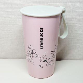 スターバックス(Starbucks)のスターバックス　SAKURA2023 ストラップカップ シェイプステンレスボトル(タンブラー)