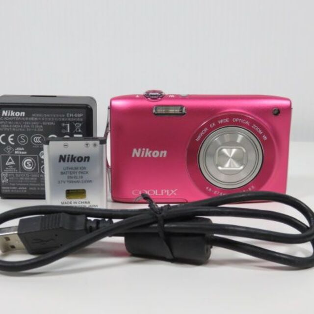 NIKON ニコン COOLPIX S3300 コンパクトカメラ デジカメ