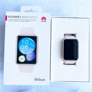 ファーウェイ(HUAWEI)の〖専用ページ〗HUAWEI WATCH FIT 2 アクティブモデル サクラピン(腕時計(デジタル))