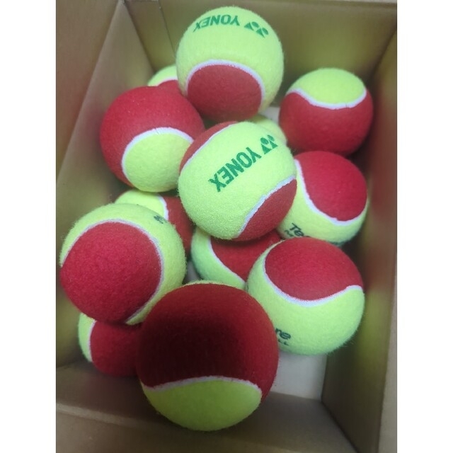 テニスボール（レッドボール）14球 スポーツ/アウトドアのテニス(ボール)の商品写真