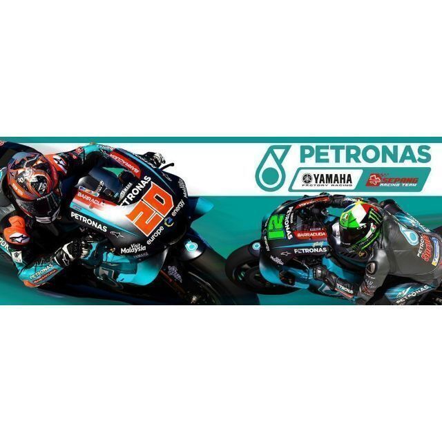 PETRONAS YAMAHA SRT】MotoGP ポロシャツ【M】