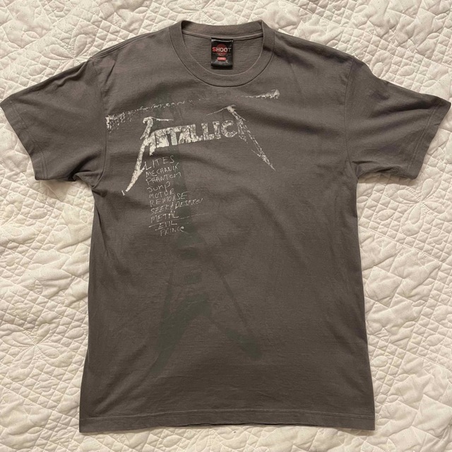 METALLICAメタリカ バンドTシャツ フライングVプリント　ロックメタル