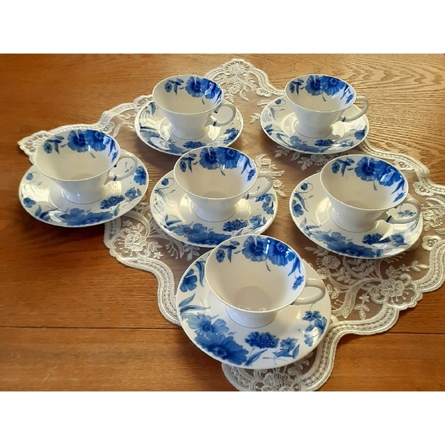 Noritake ノリタケ スタジオコレクション カップ&ソーサー 6客セット