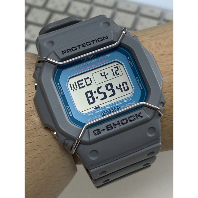 G-SHOCK/時計/DW-5600/スピード/ミリタリー/マット/グレー/良品-