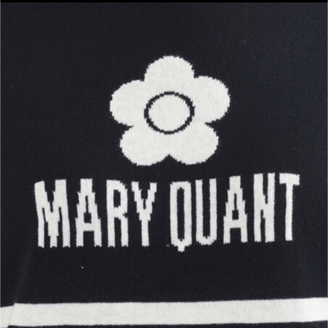 MARY QUANT(マリークワント)のマリークワント　ボーダー柄　ニットプルオーバー  ブラック レディースのトップス(ニット/セーター)の商品写真