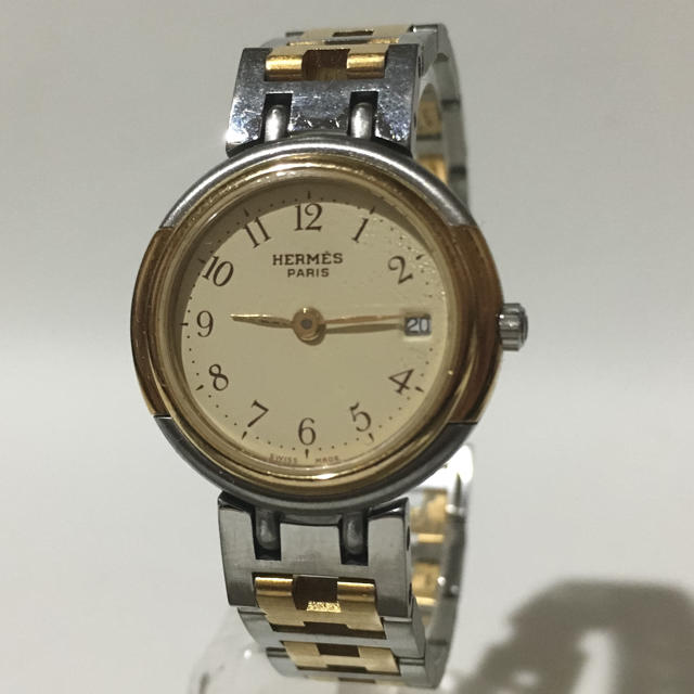 【特別訳あり特価】 レディース 腕時計 エルメス - Hermes クリッパー(ウインザー) 正規品 中古 腕時計