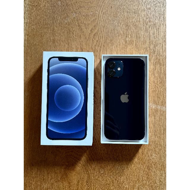 iPhone - iPhone 12 128GB ブラック SIMフリー【付属品完備の美品】の