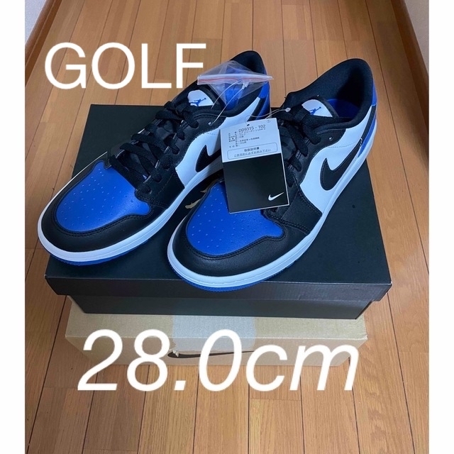 Nike Air Jordan1 Low Golf Royal Toe 28.0