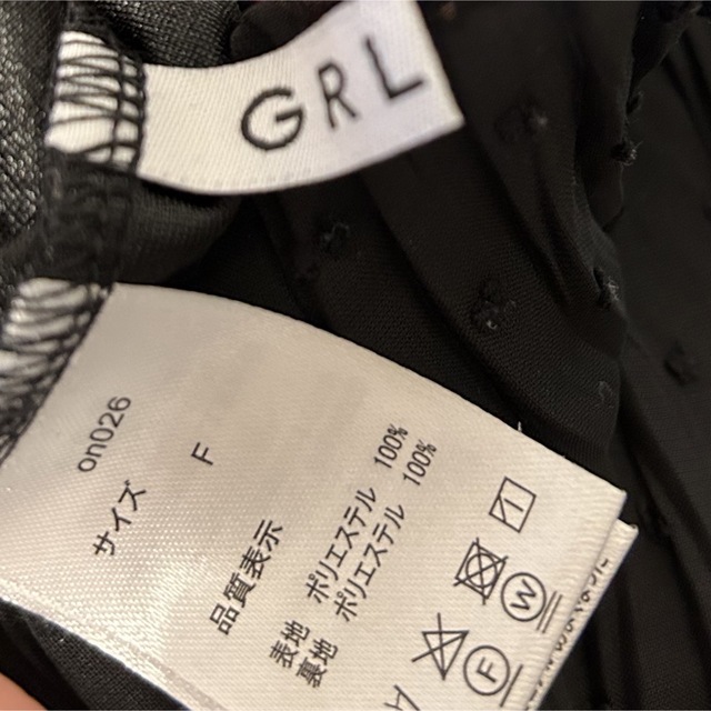 GRL(グレイル)のグレイル　GRL ドット　トップス レディースのトップス(カットソー(半袖/袖なし))の商品写真