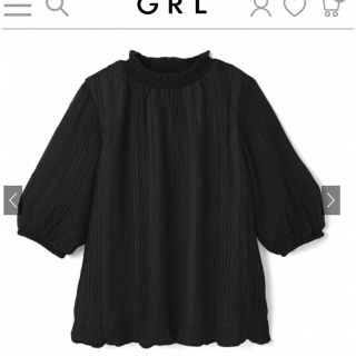 グレイル(GRL)のグレイル　GRL ドット　トップス(カットソー(半袖/袖なし))