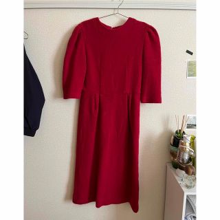 ロキエ(Lochie)のvintage mohair red one-piece itimi(ロングワンピース/マキシワンピース)