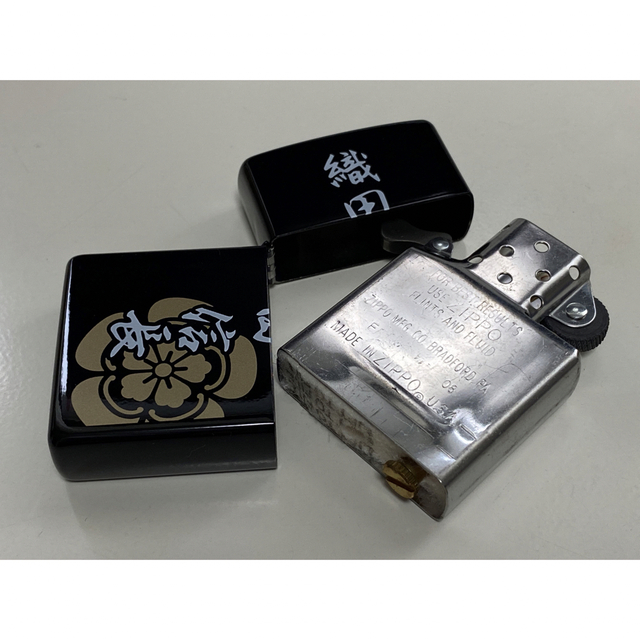 Zippo/ライター/織田信長/家紋/2008年/限定/ビンテージ/蒔絵/未使用