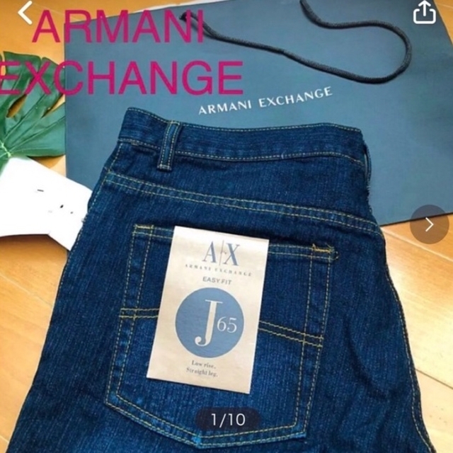 ARMANI EXCHANGE(アルマーニエクスチェンジ)のアルマーニエクスチェンジ◆AX◆EMSYFITlowrise straight メンズのパンツ(デニム/ジーンズ)の商品写真