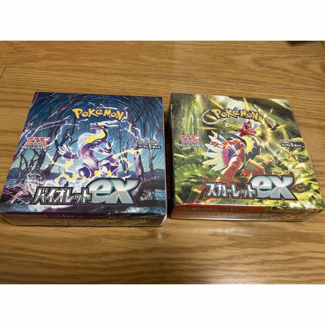 ポケモンカード　スカーレットex バイオレットex シュリンク付き　各1BOX