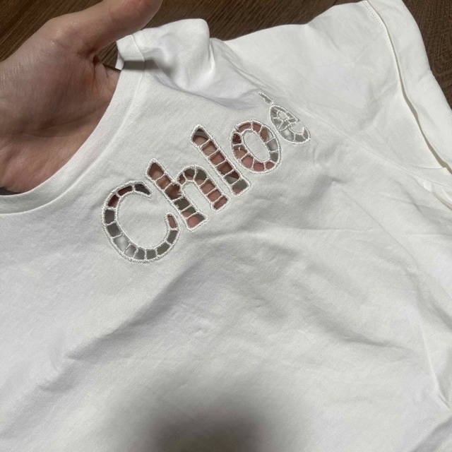 Chloe(クロエ)の美品　Chloe クロエ　Tシャツ レディースのトップス(Tシャツ(半袖/袖なし))の商品写真